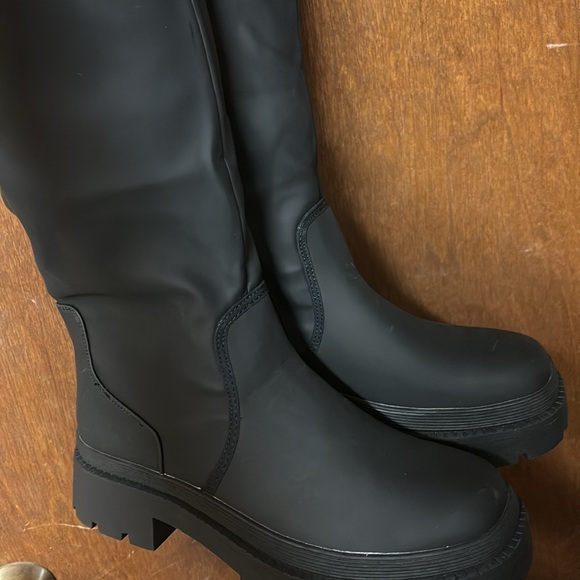 Womens Knee High Boots Thick Bottom Casual Wedding Hiking size 41/ 10.5 - Picture 6 of 14